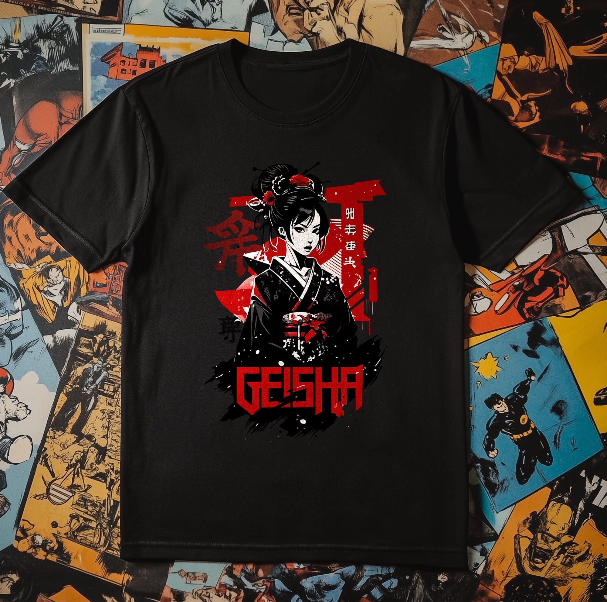 Jpan Geisha Anime T-Shirt