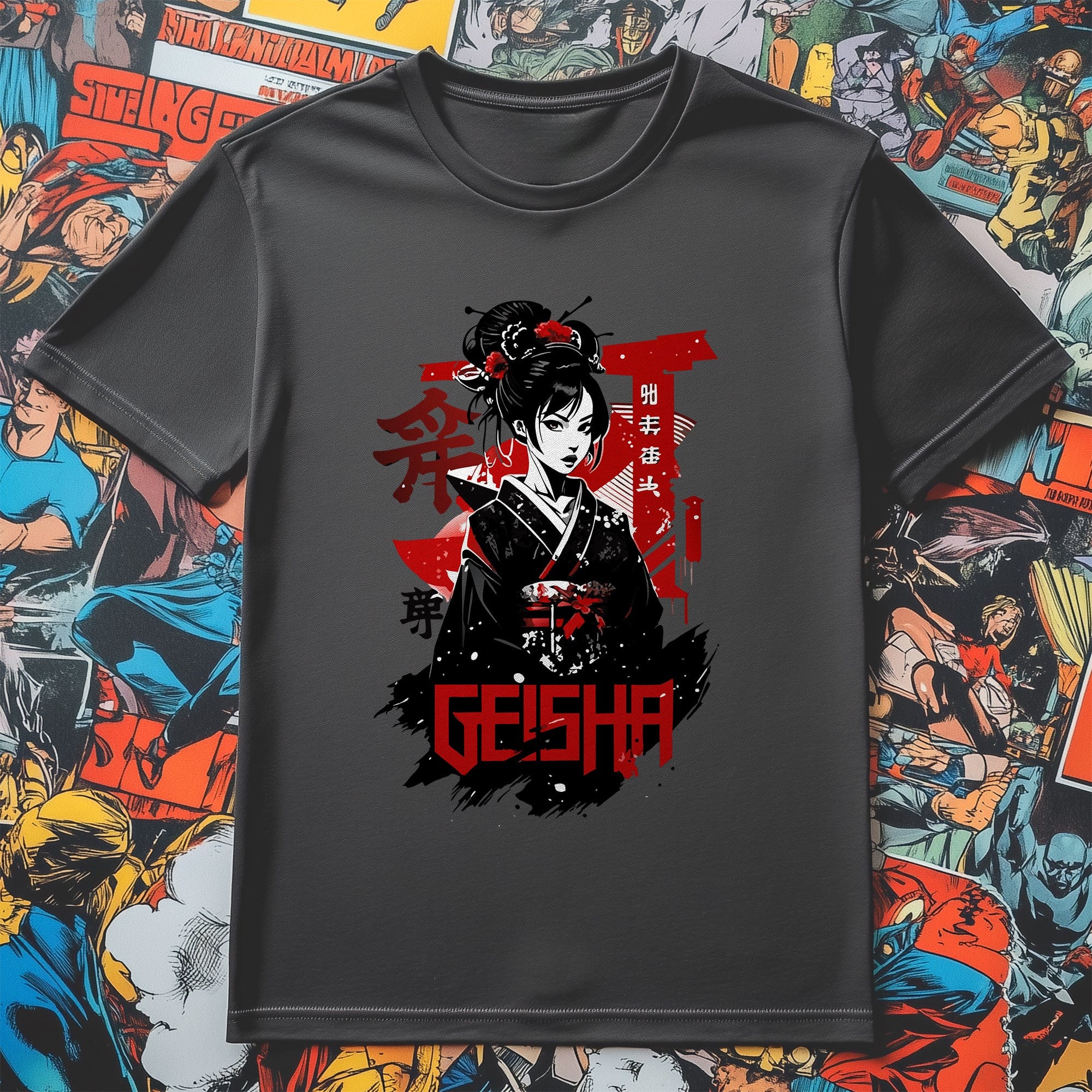 Jpan Geisha Anime T-Shirt
