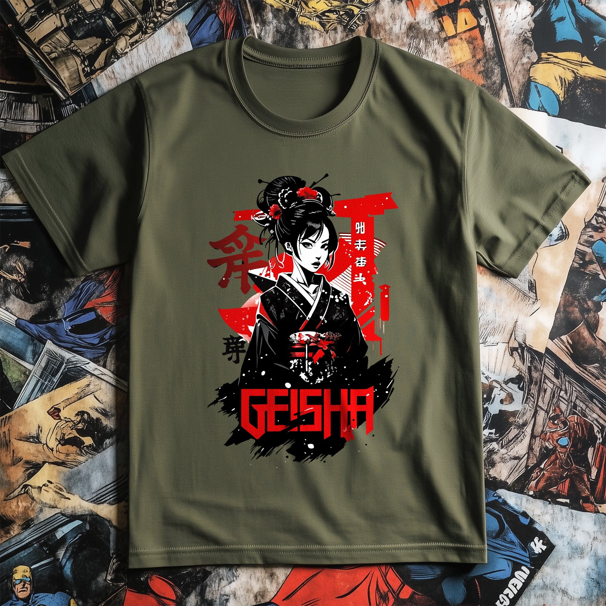 Jpan Geisha Anime T-Shirt