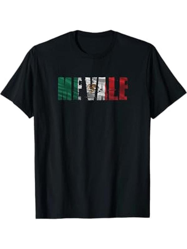 100% Cotton Men's Oversized Graphic Tee - Premium Cotton Crew Neck Black