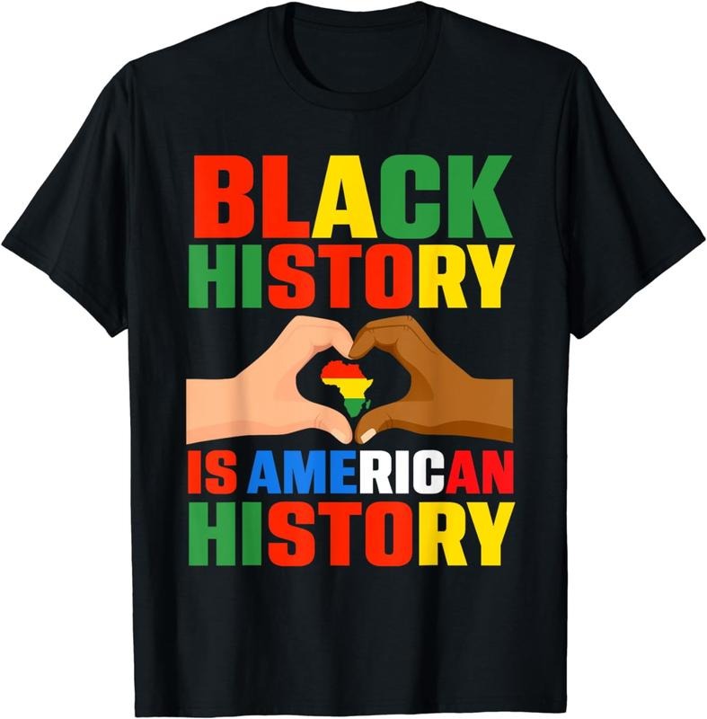 100% Cotton Patriotic African American T-Shirt