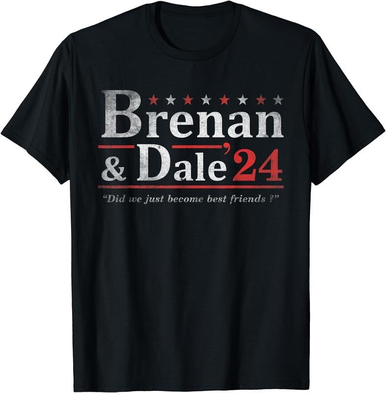 100% CottonBrennan Election Dale 2024 Prestige Worldwide Funny Support T-Shirt
