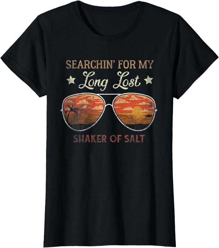 100% CottonFunny Search for My Lost Shaker Salt Summer T-Shirt