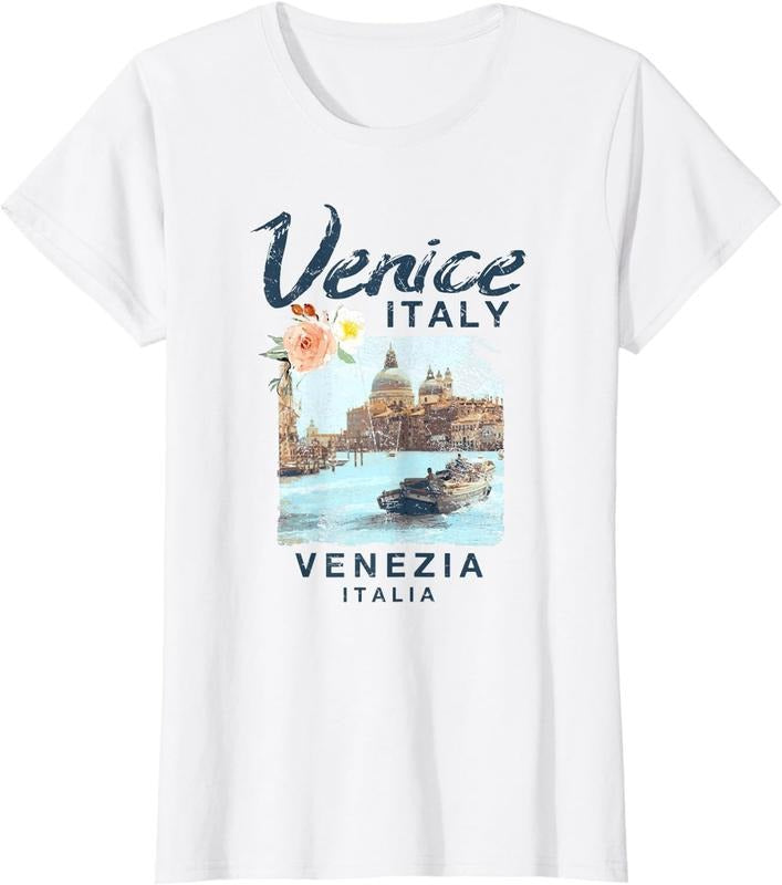 100% CottonVenice Italy | Venezia Italia Vintage T Shirt