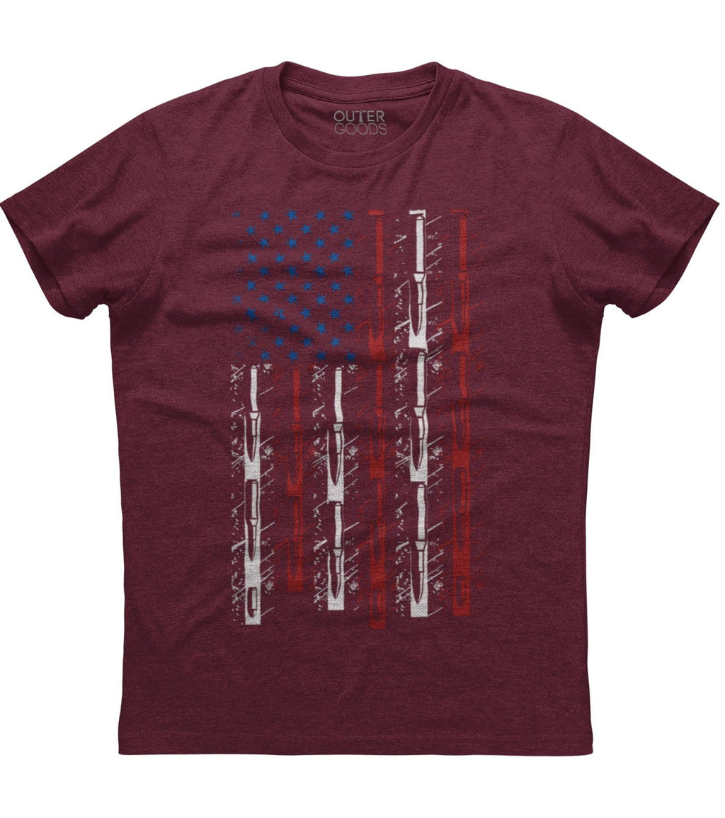 Bullet American Flag T-Shirt (O)