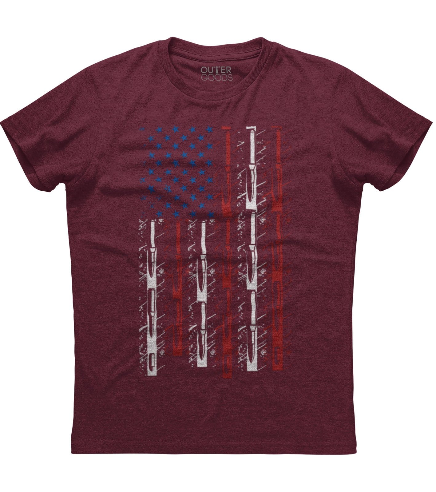 Bullet American Flag T-Shirt (O)