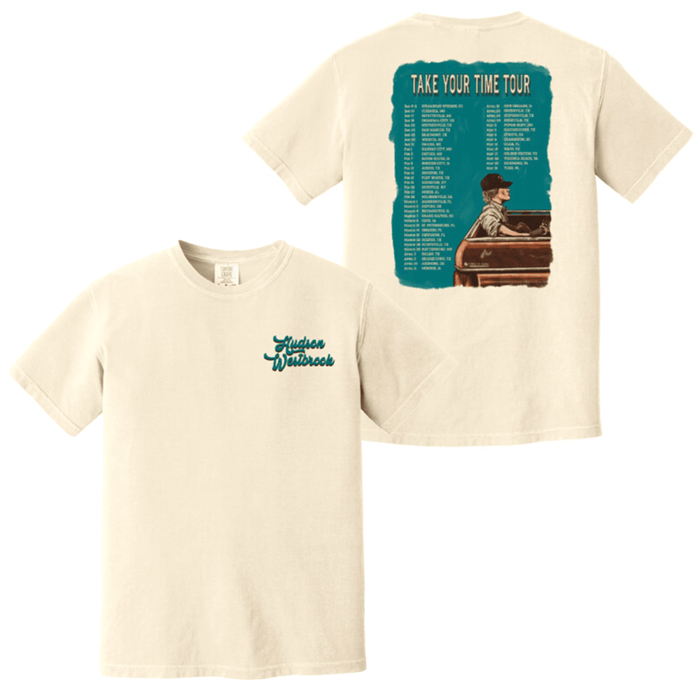 Hudson Westbrook Merch HW Take Your Time Tour T-Shirt Gifts For Father's Day Ideas