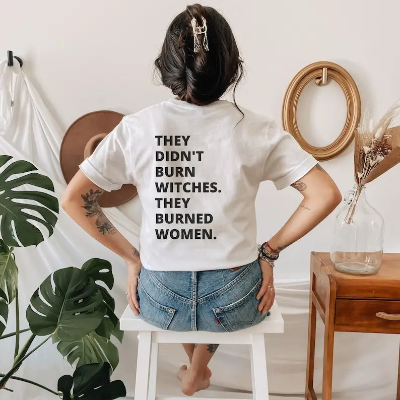 2 slides, Vintage Medusa Back Print Dark Academia Sapphic Dark Goddess Feminist Shirt Light Academia Shirt Dark Academia Clothing Sapphic Art Shirt