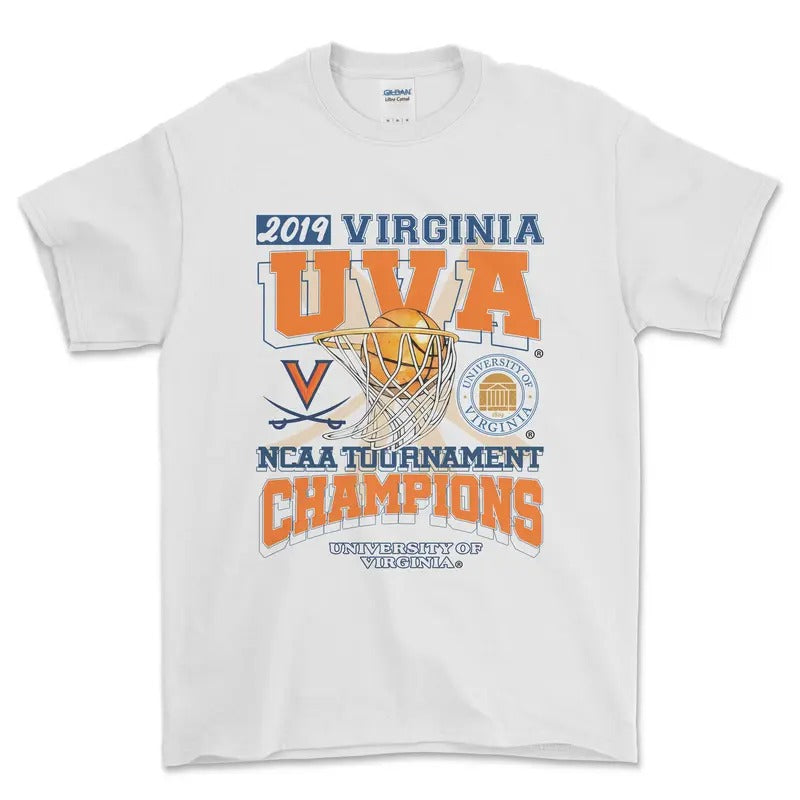 2019 NCAA Tournament Virginia T-Shirt, graphic vintage sports tees for men
