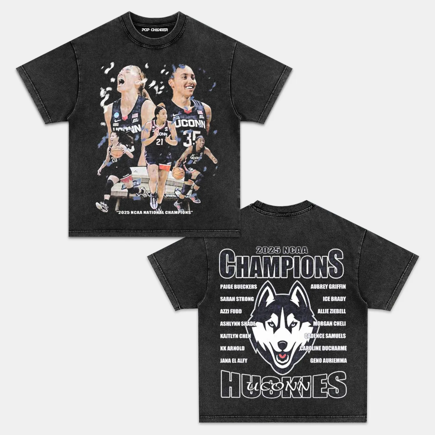 2025 NCAA CHAMPIONS UCONN TEE 1.0