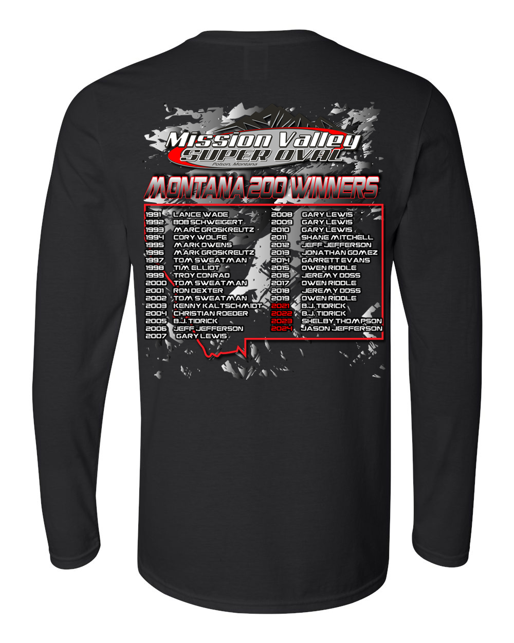 2025 Montana 200 Long Sleeve T-Shirt