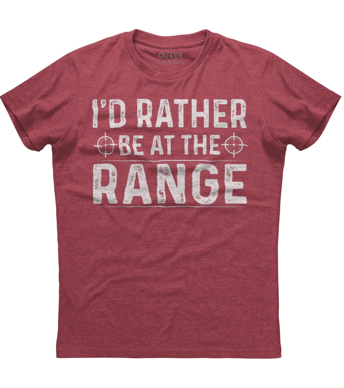 I'd Rather Be At The Range Funny Gun Enthusiast T-Shirt (O)