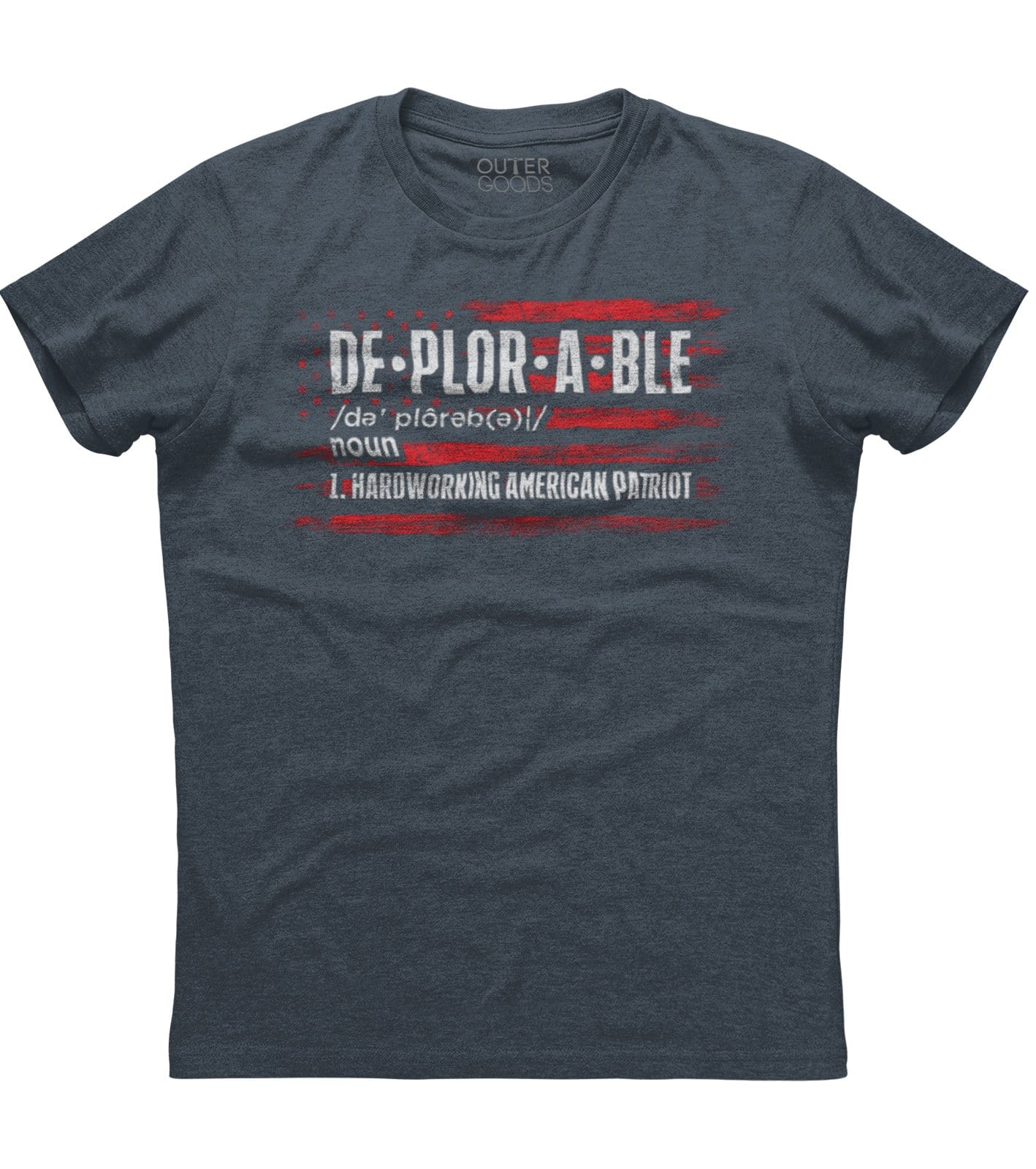 Deplorable Hardworking American Patriot T-Shirt (O)