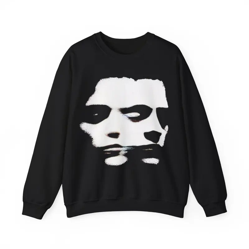 2Face Echo Heavy Blend Sweater HipHop Styled Casual Streetwear 90s Vintage Retro Outerwear Crewneck Classic Cotton Menswear Sweatshirt Comfy