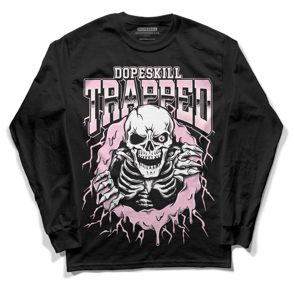 Dunk Low Pink Foam DopeSkill Long Sleeve T-Shirt Trapped Halloween Graphic
