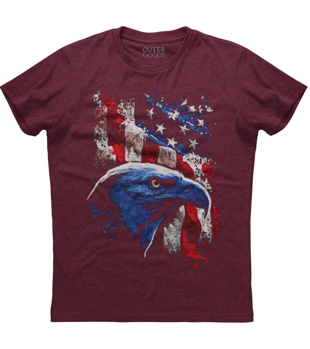 American Eagle Flag Freedom T-Shirt (O)