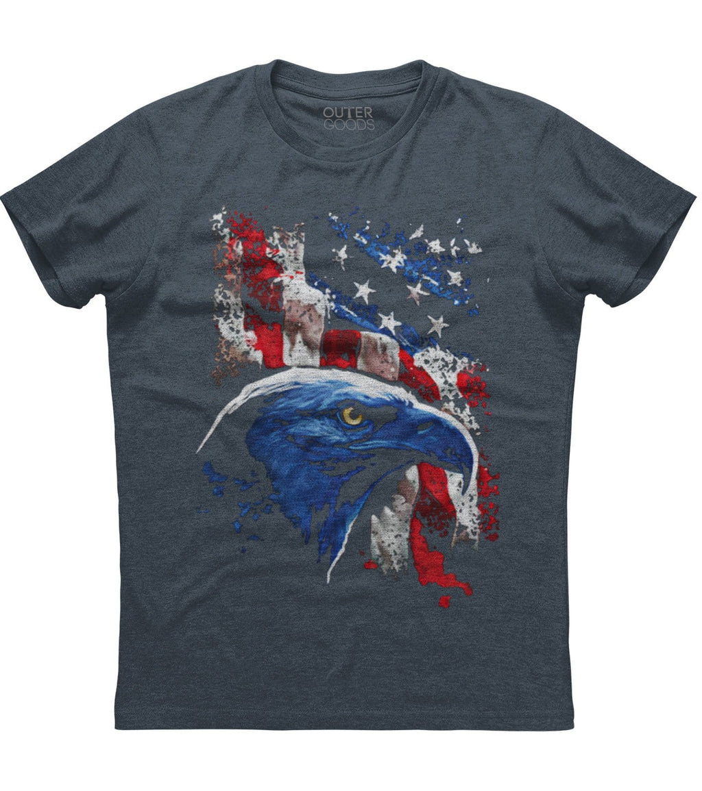 American Eagle Flag Freedom T-Shirt (O)