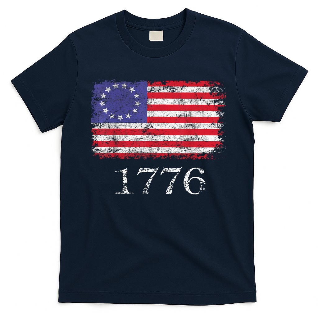4th Of July American Flag Betsy Ross 1776 T-Shirt