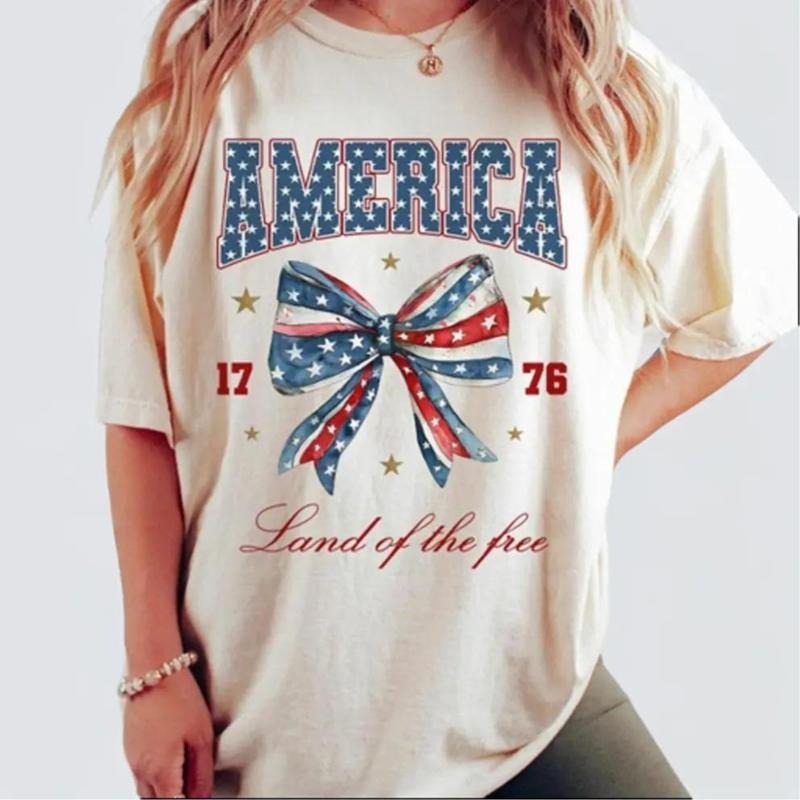 4th Of July American Shirts, 1776 America T-Shirt, Fourth Of July Tee, Independence Day Shirt, Retro 4th Of July Outfits, American Tee, Independence Day Parade Outfits, 4th Of July Women Top