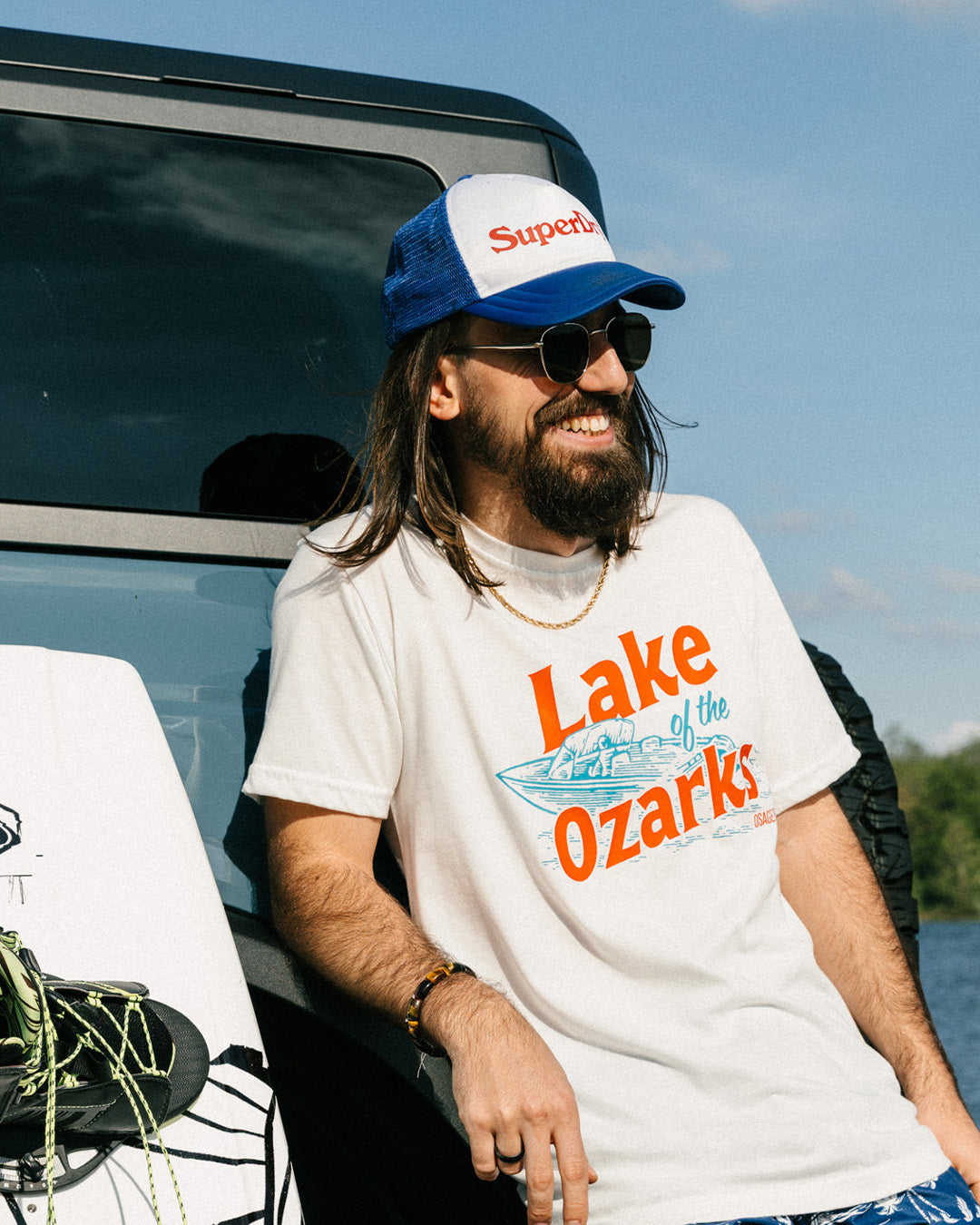 Lake of the Ozarks Vintage White T-Shirt