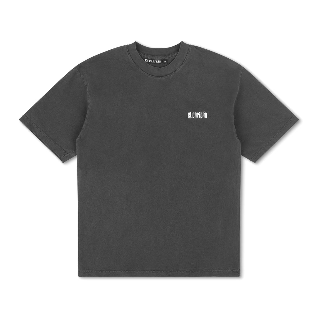 2 PACK EMBROIDERED TEES - VINTAGE BLACK & CREME