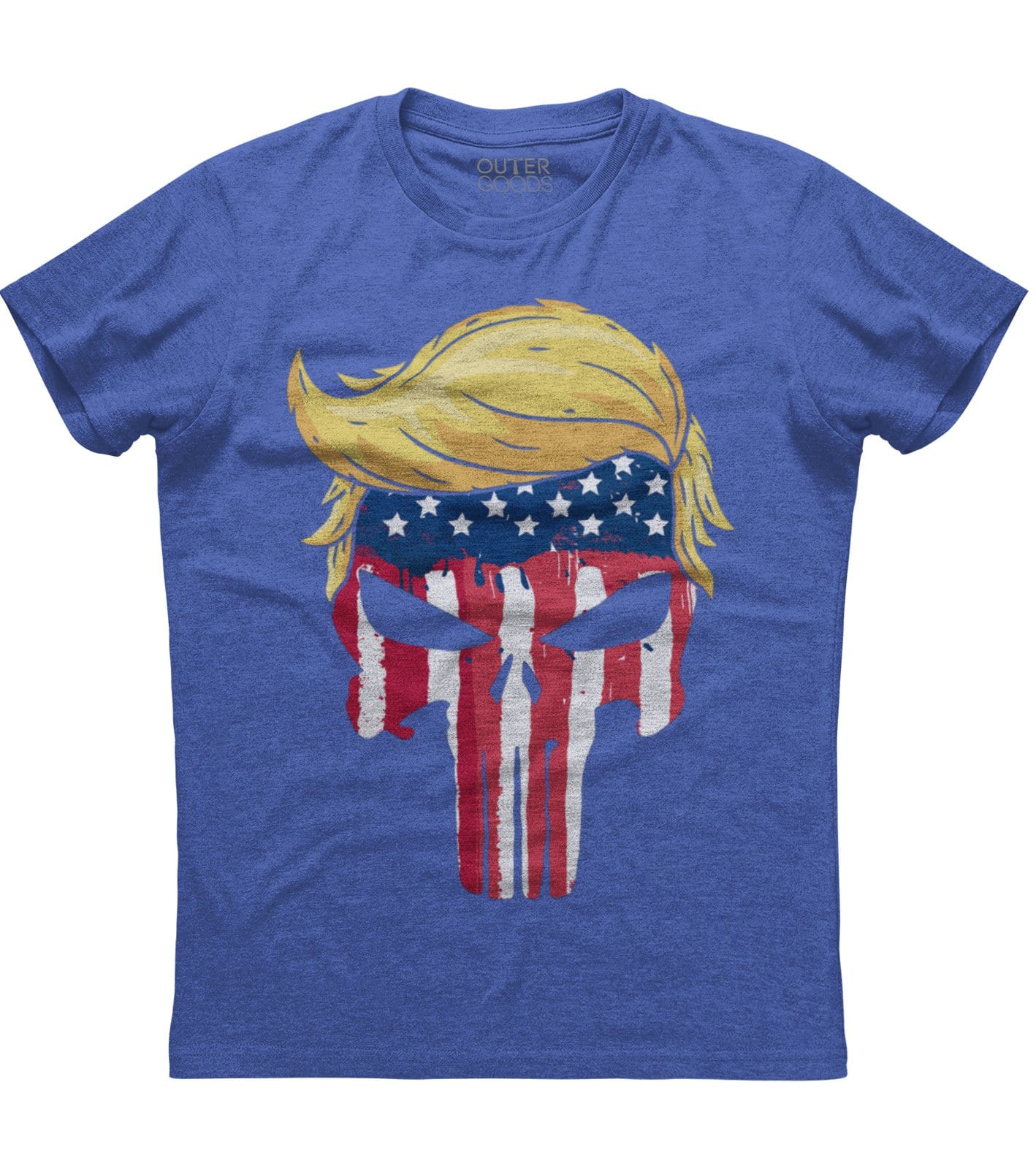 The Punisher Donald Trump American Flag T-Shirt (O)