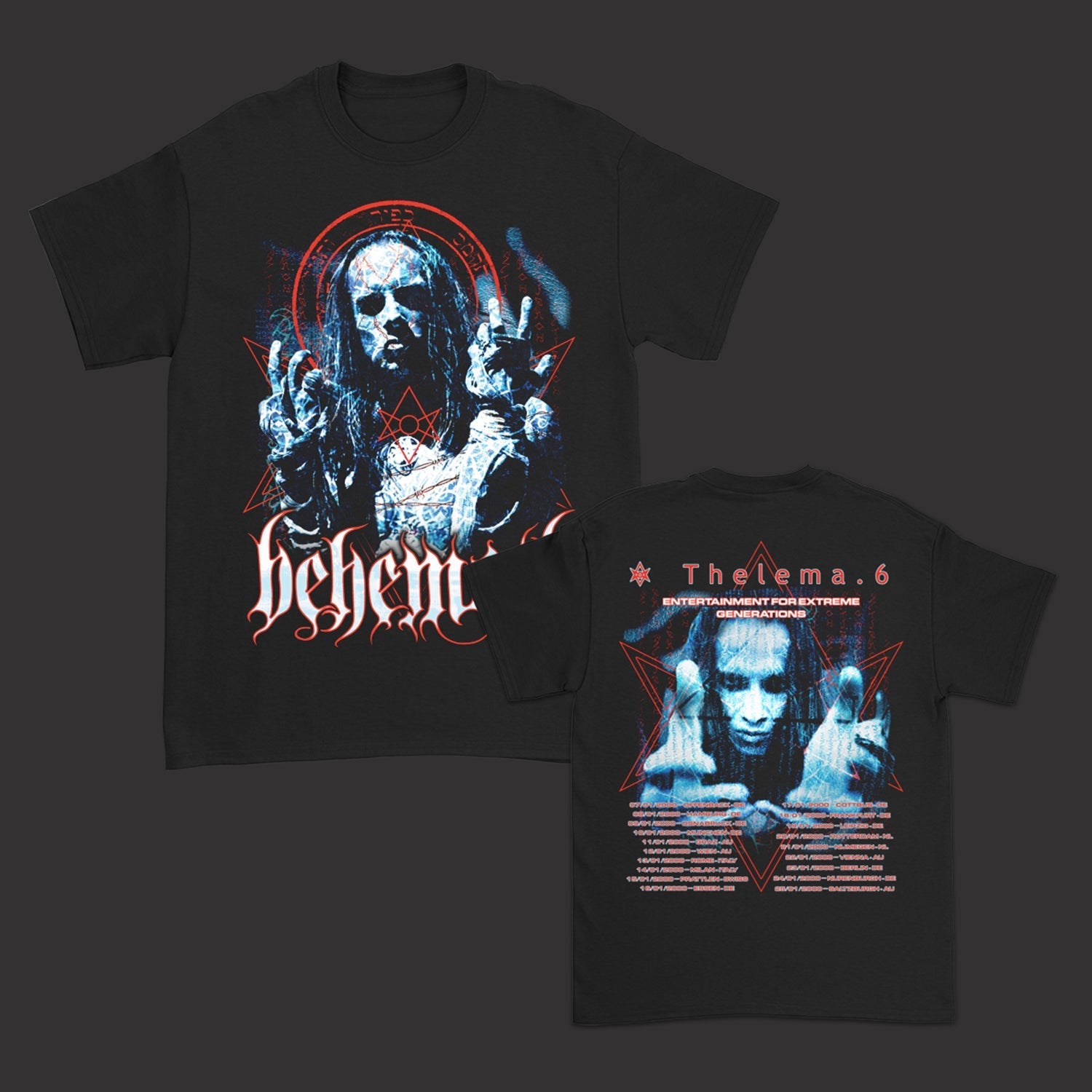 Thelema.6 EU Tour T-Shirt (Black)