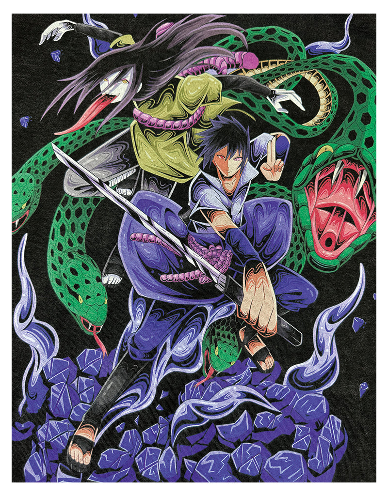 Orochimaru and Sasuke "Anime "TEE