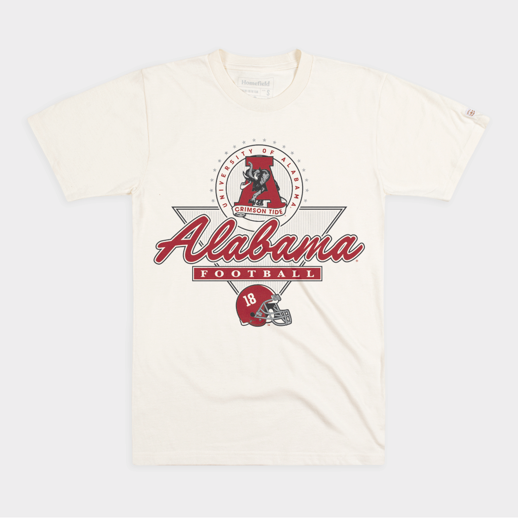 Alabama Crimson Tide Classic Football Helmet Tee Style001