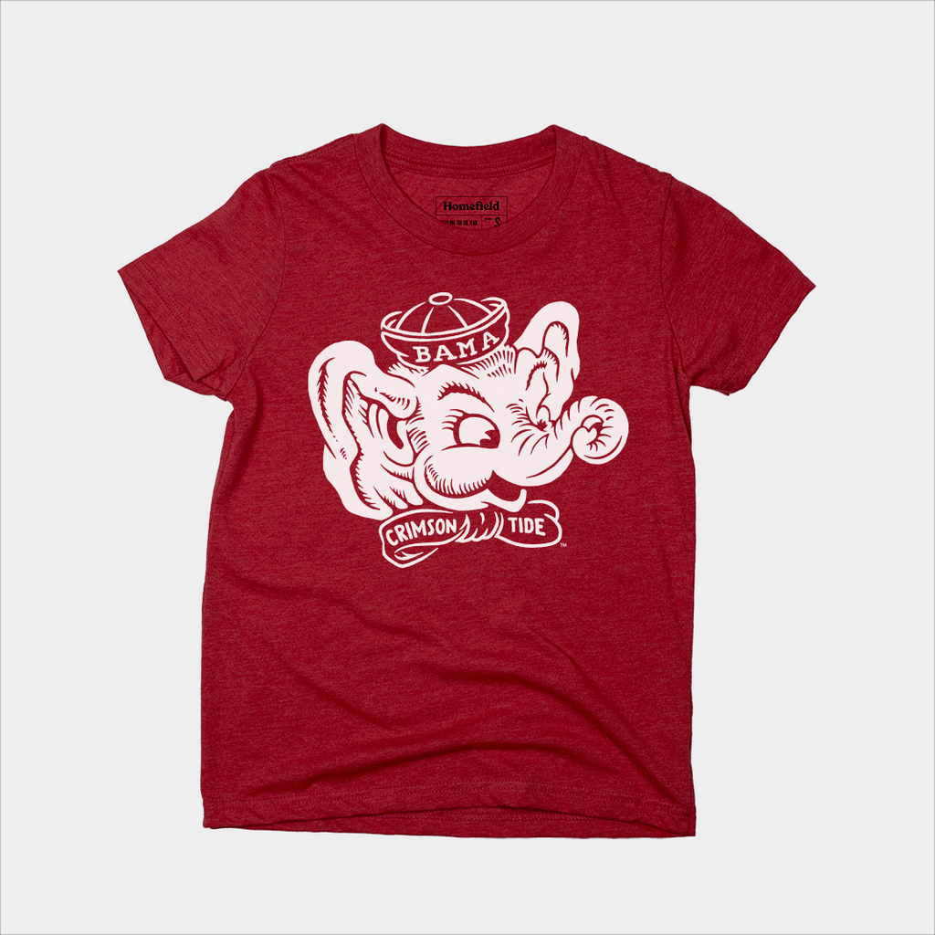 Alabama Vintage Big Al Youth Tee Style001