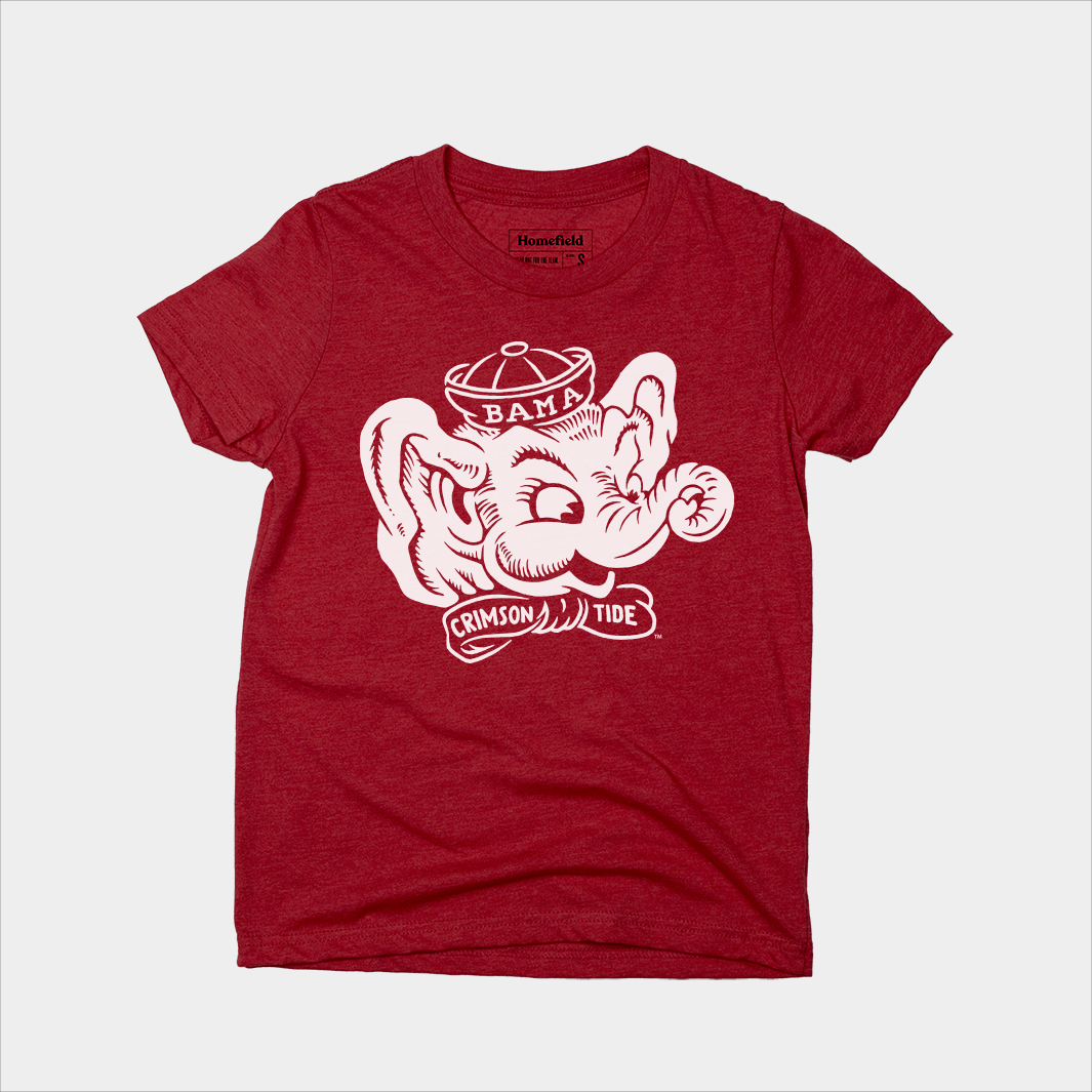 Alabama Vintage Big Al Youth Tee Style001