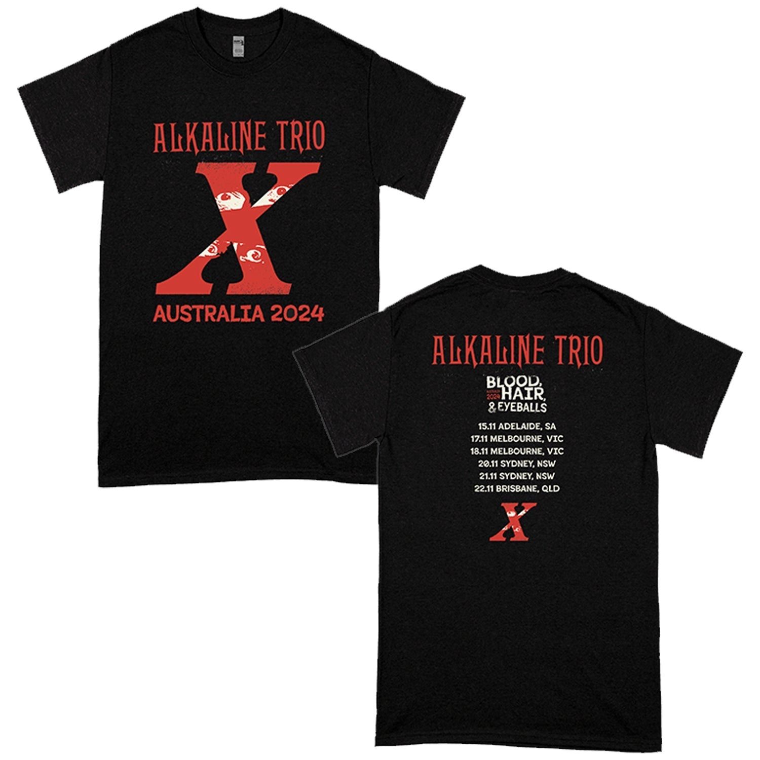 BHE AUS 2024 Tour T-Shirt (Black)