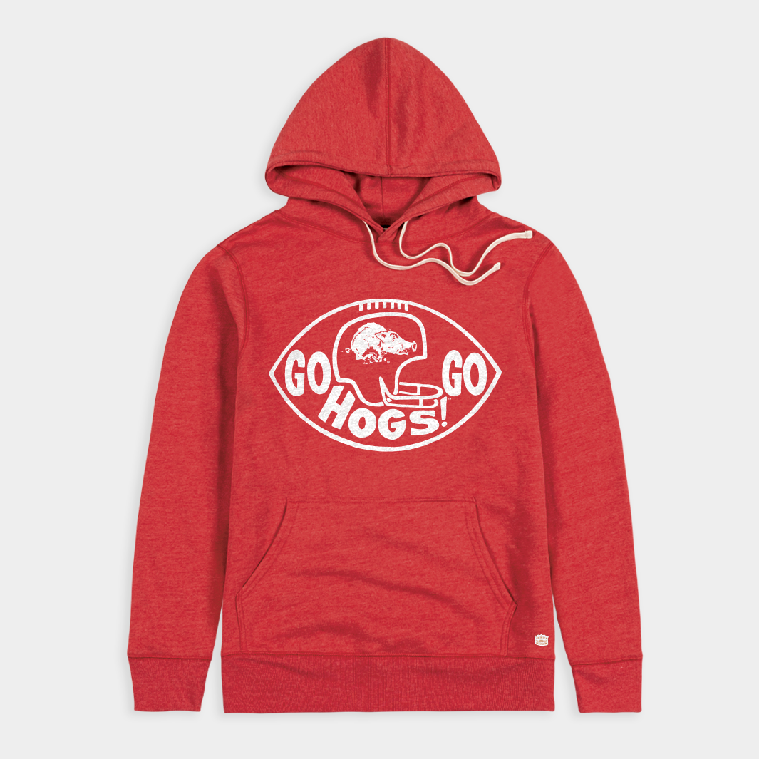 Vintage Arkansas "Go Hogs Go" Football Hoodie
