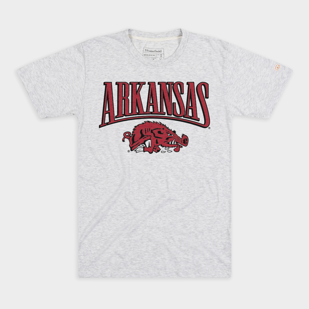 Arkansas Razorbacks Vintage Logo Tee Style001