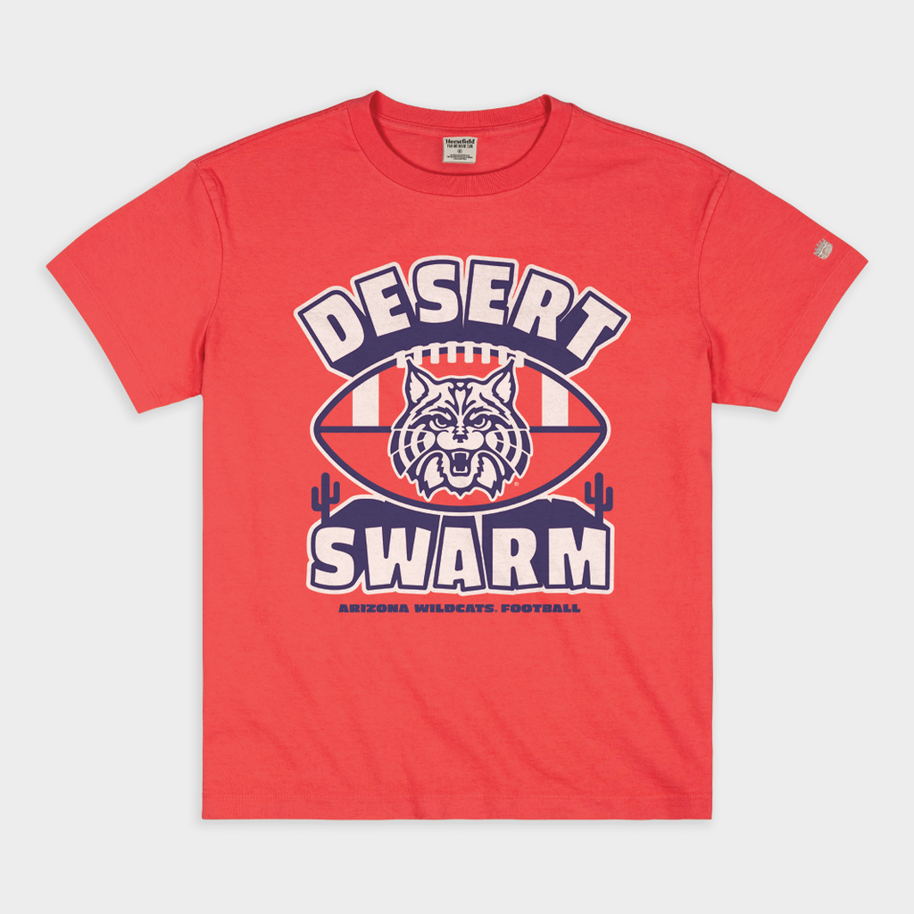 Arizona Desert Swarm Football Vintage Heavyweight Tee Style001