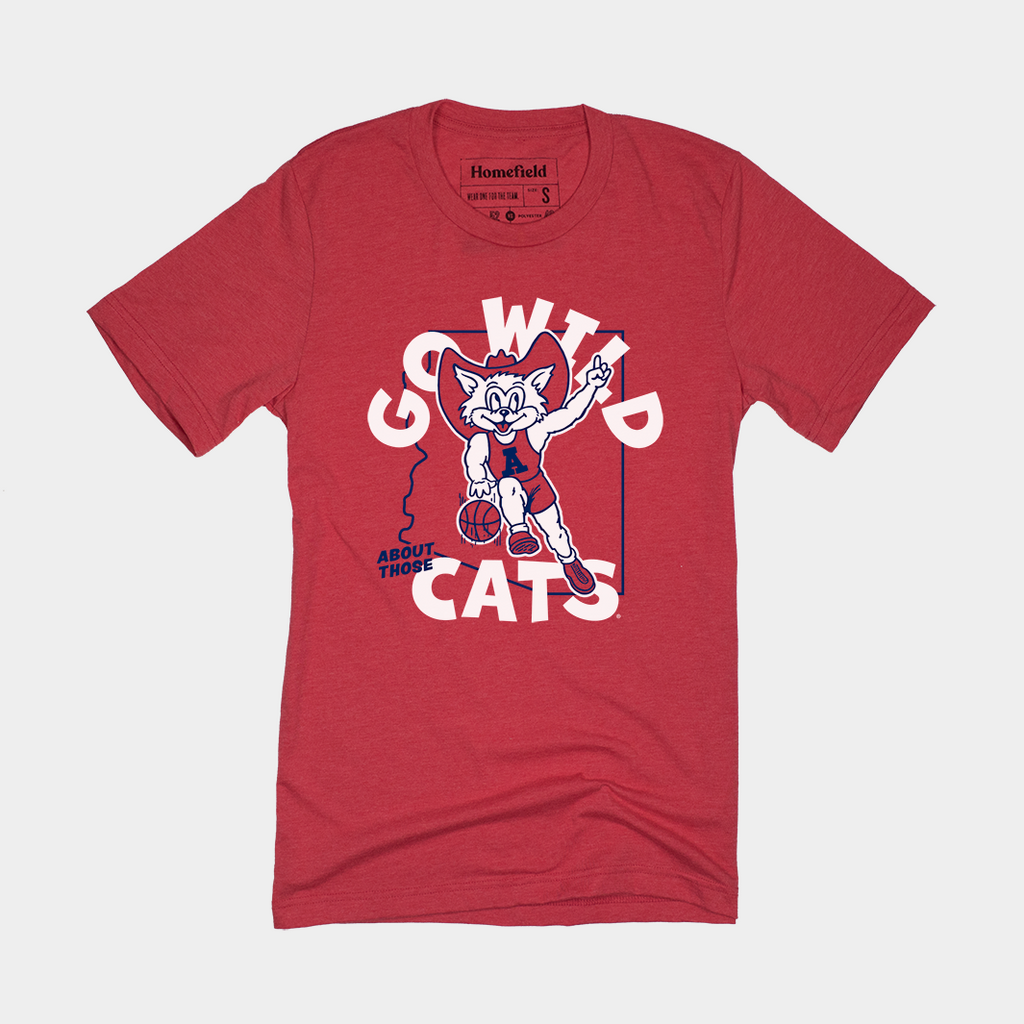 Vintage Arizona Go Wild About Those Cats Tee Style001