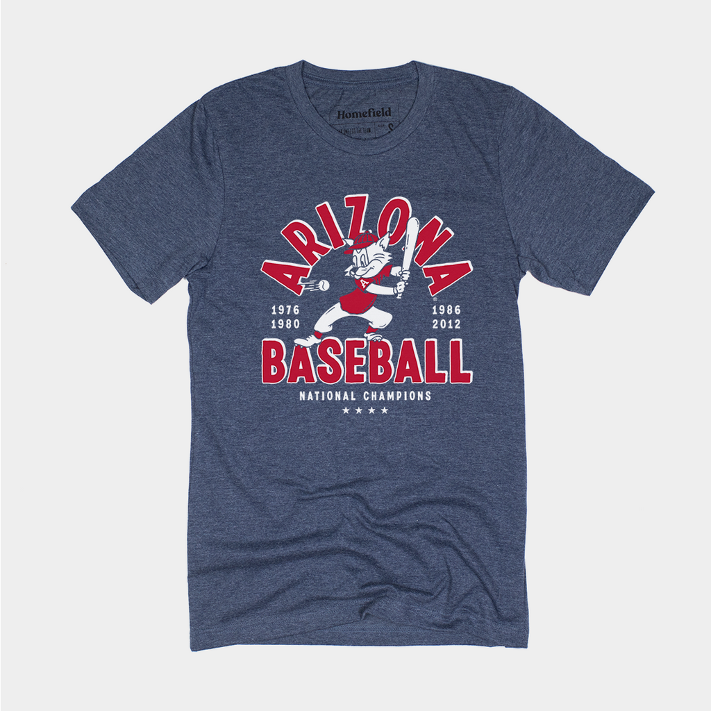 Vintage Arizona Baseball National Champions Tee Style001