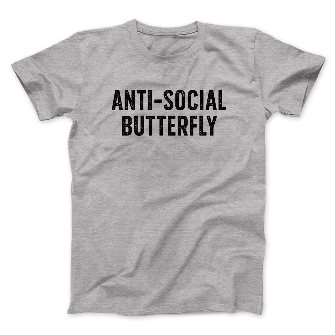 Anti-Social Butterfly Funny Men/Unisex T-Shirt