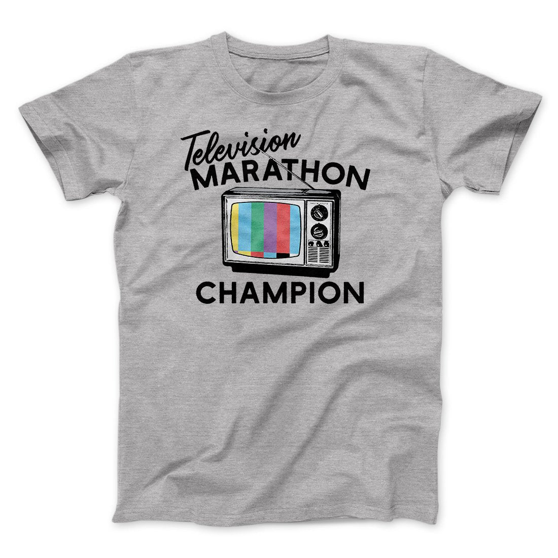 Television Marathon Champion Funny Movie Men/Unisex T-Shirt