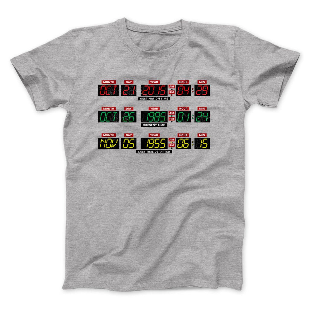 Time Machine Dashboard Funny Movie Men/Unisex T-Shirt