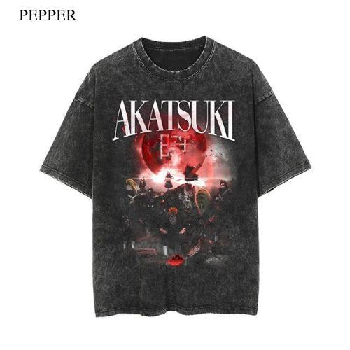 Akatsuki Monster Vintage T-Shirt, Anime Manga Unisex T-Shirt, Gift For Him Menswear Top