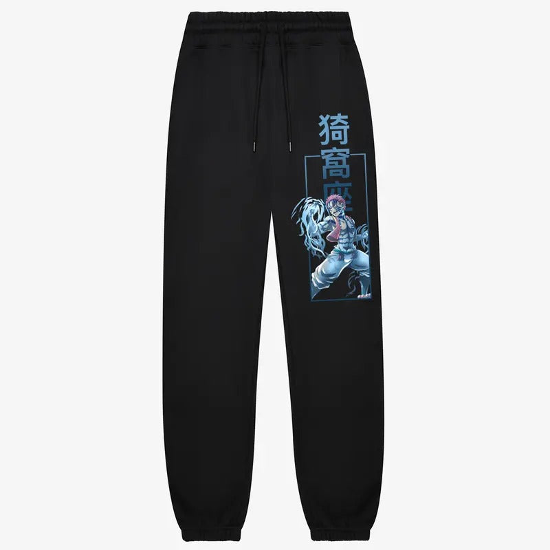 Akaza Upper Moon Rank 3 Sweatpants, Akaza Demon Sweatpants, Demon Slayer Outfits, Kimetsu No Yaiba Merch, Anime lover sweatshirt hoodie, Gift for him, gift for Friends, Cotton Menswear