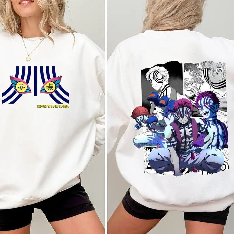 Akaza is The Upper Moon 3 Demon Shirt, Hakuji Soyama Sweatshirt, Demon Slayer t-shirt, Anime sweatshirt hoodie, Anime lover t-shirt