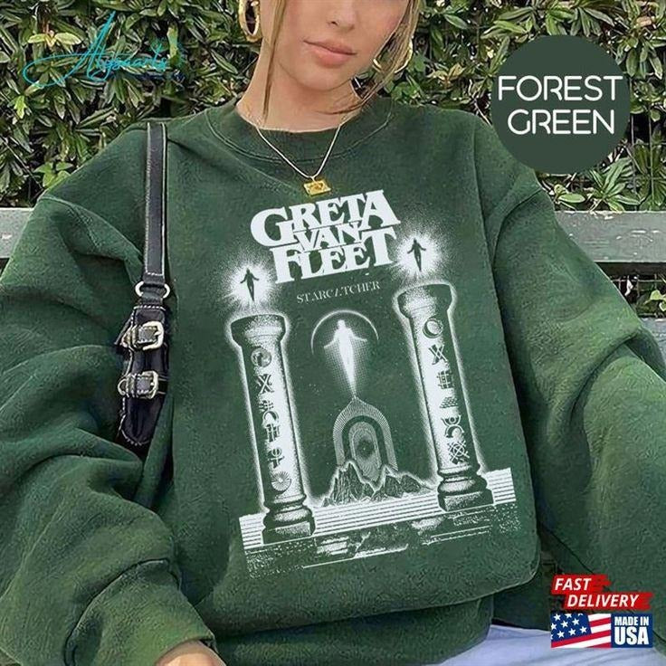 Album Greta Van Sweatshirt Tour Shirt 90S Graphic Classic Sweatshirt