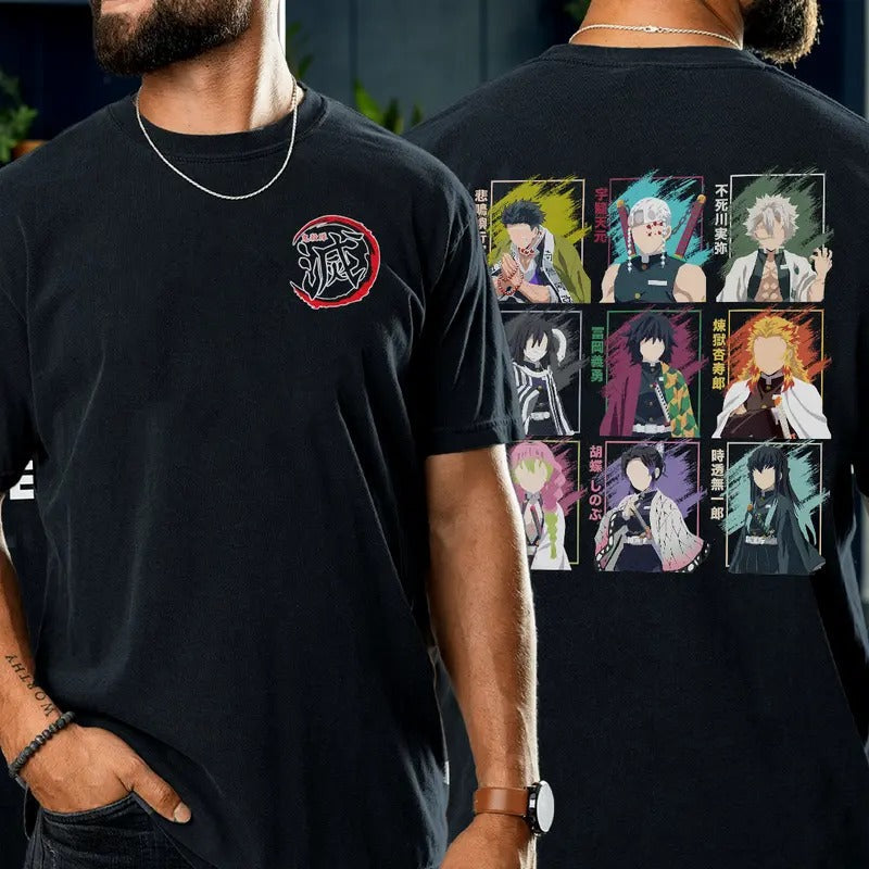 All Hashira team Shirt, To The Hashira Traing Arc Shirt,Demon Slayer t-shirt, Kimetsu no Yaiba Shirt, Anime sweatshirt hoodie, Anime lover t-shirt Menswear