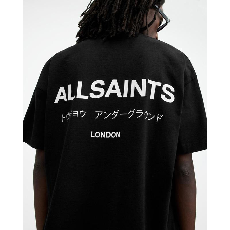 Allsaints Underground Crew Neck T-shirt Sweatshirt Hoodie Cotton Top Womenswear Shirt Unisex Streetwear Graphic Tee