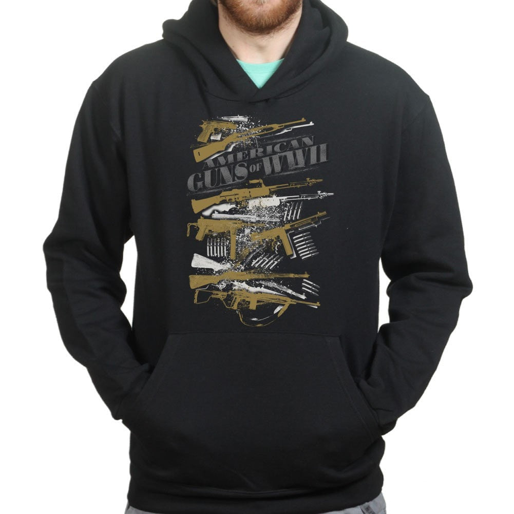 American Guns of WWII Hoodie Style001
