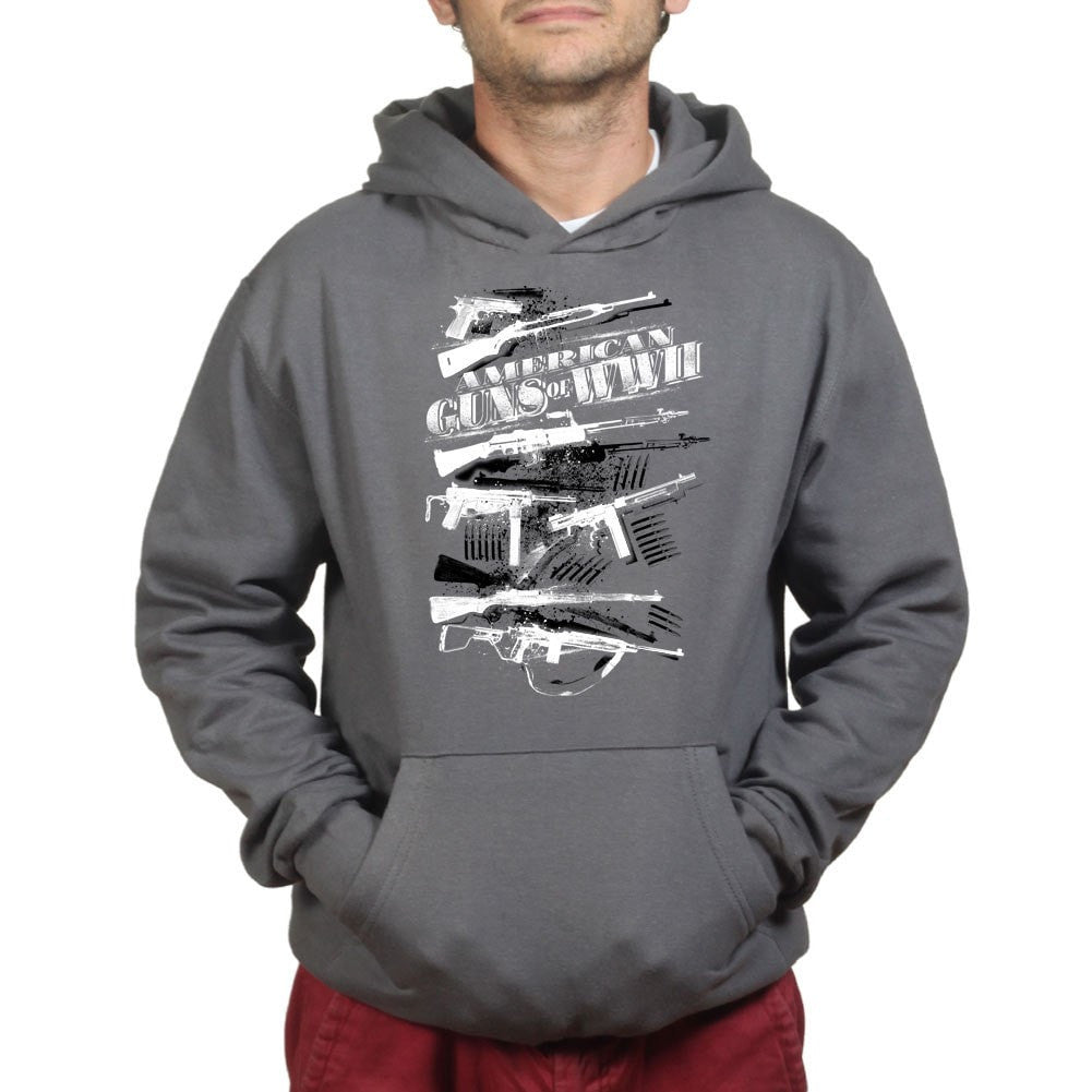 American Guns of WWII Hoodie Style001