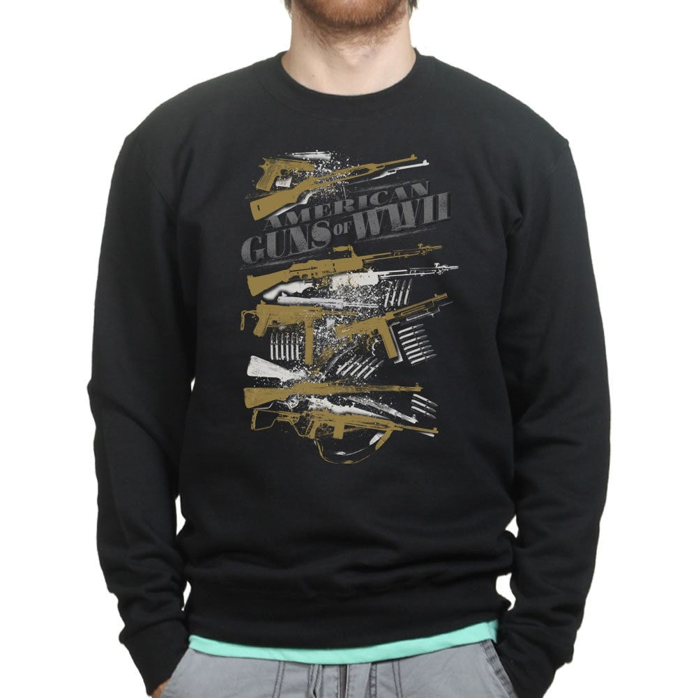 American Guns of WWII Sweatshirt Style001