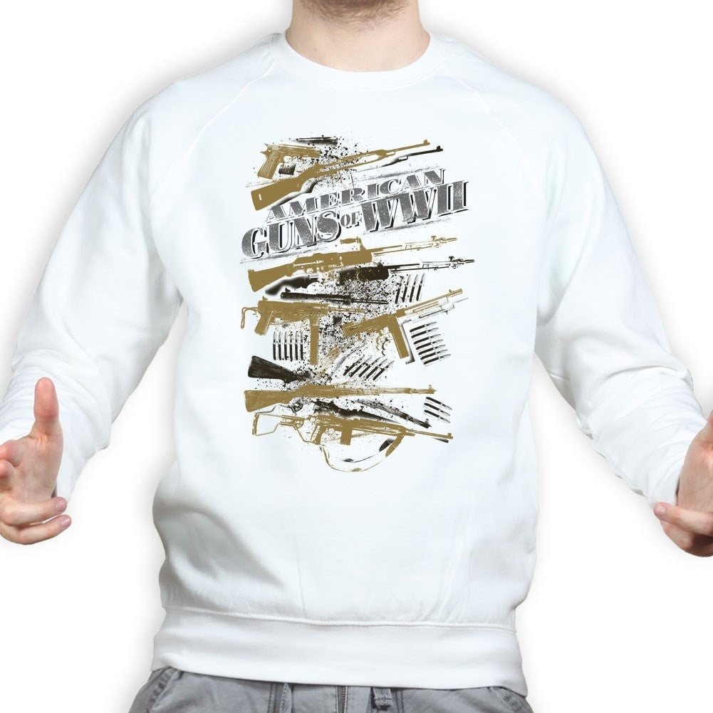 American Guns of WWII Sweatshirt Style001